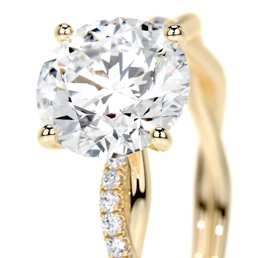 Lab Ground Diamond Ring