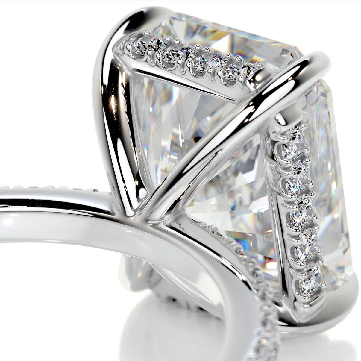 Lab Ground Diamond Ring