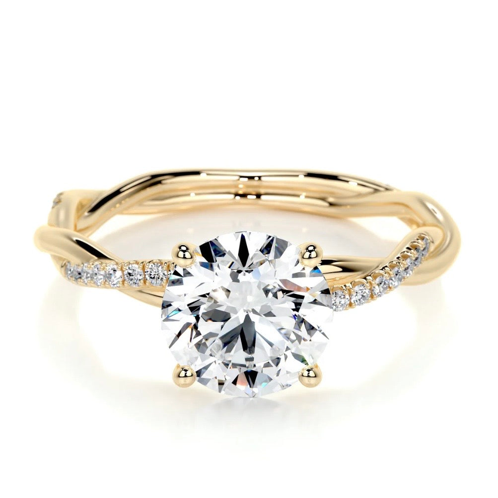 Lab Ground Diamond Ring