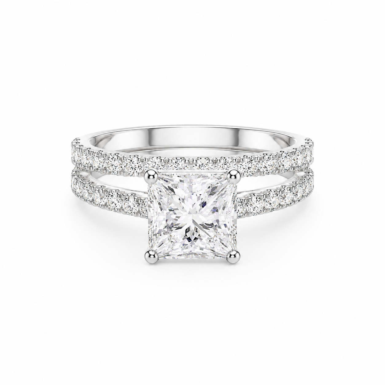 Princess Lab Grown Diamond Bridal Set
