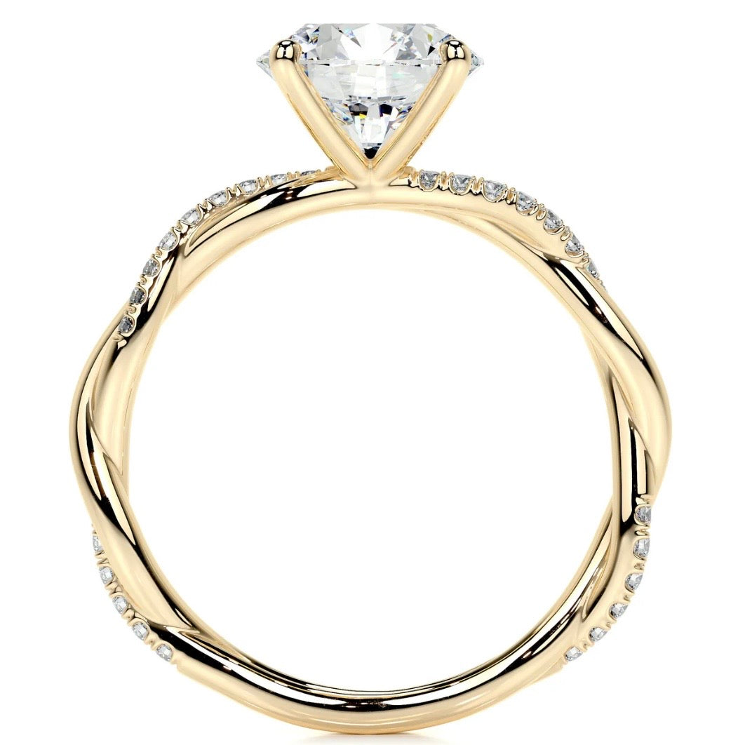 Lab Ground Diamond Ring