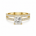 Princess Lab Grown Diamond Bridal Set