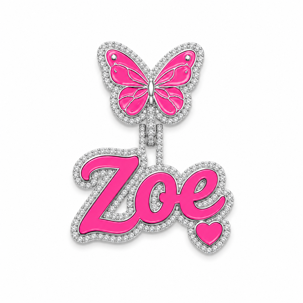 Personalized Name Pendant | 3-4 letter name