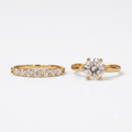 Gold Lab Grown Diamond Bridal Set 14k