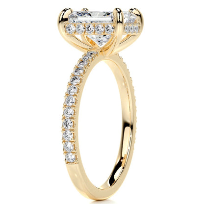 Lab Ground Diamond Ring