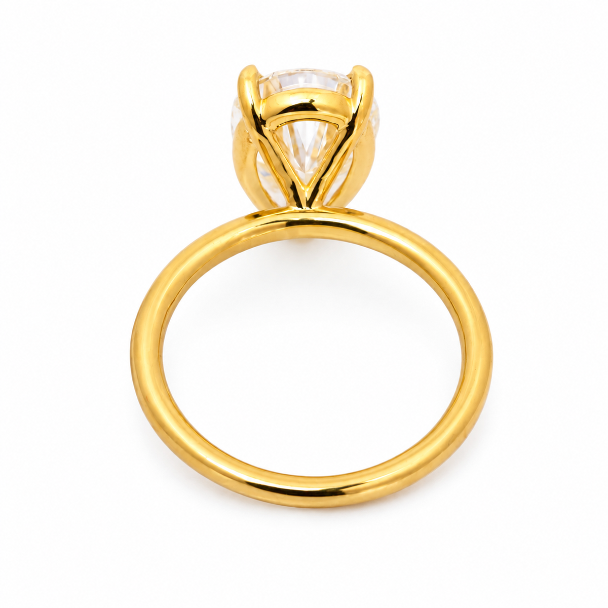 Lab Grown Diamond Engagement Ring | Pear 3.93 ct