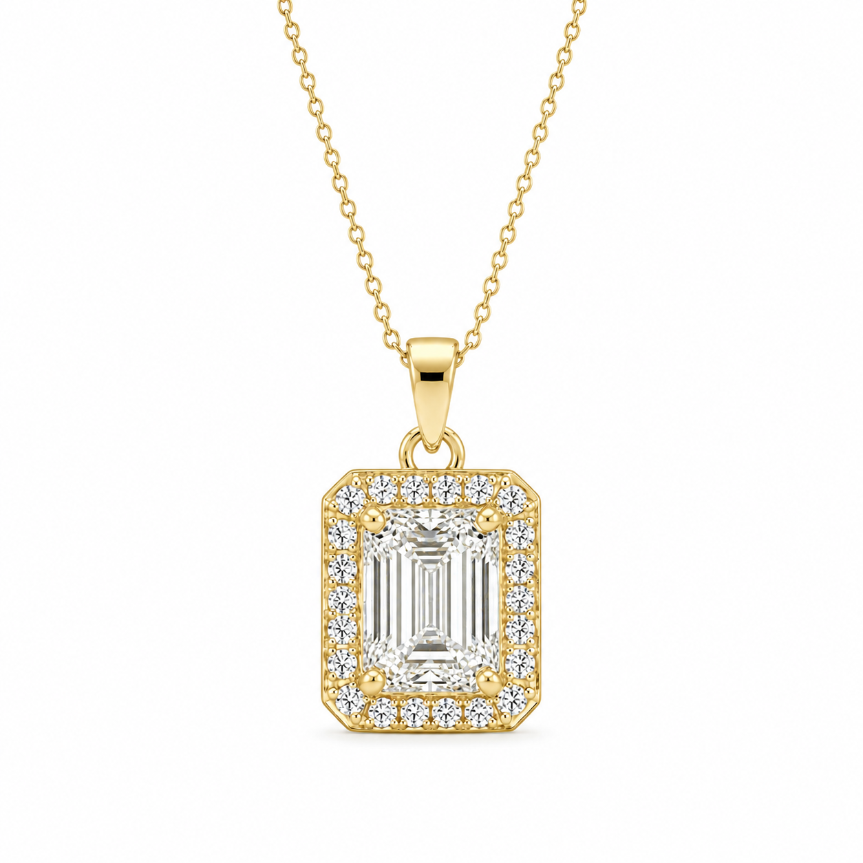 Lab Diamond Pendant