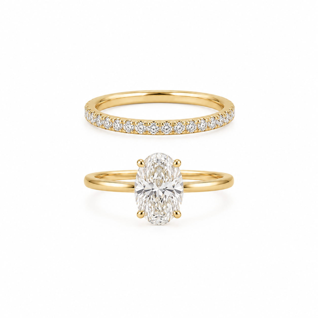Lab Grown Diamond Bridal Set 2ct