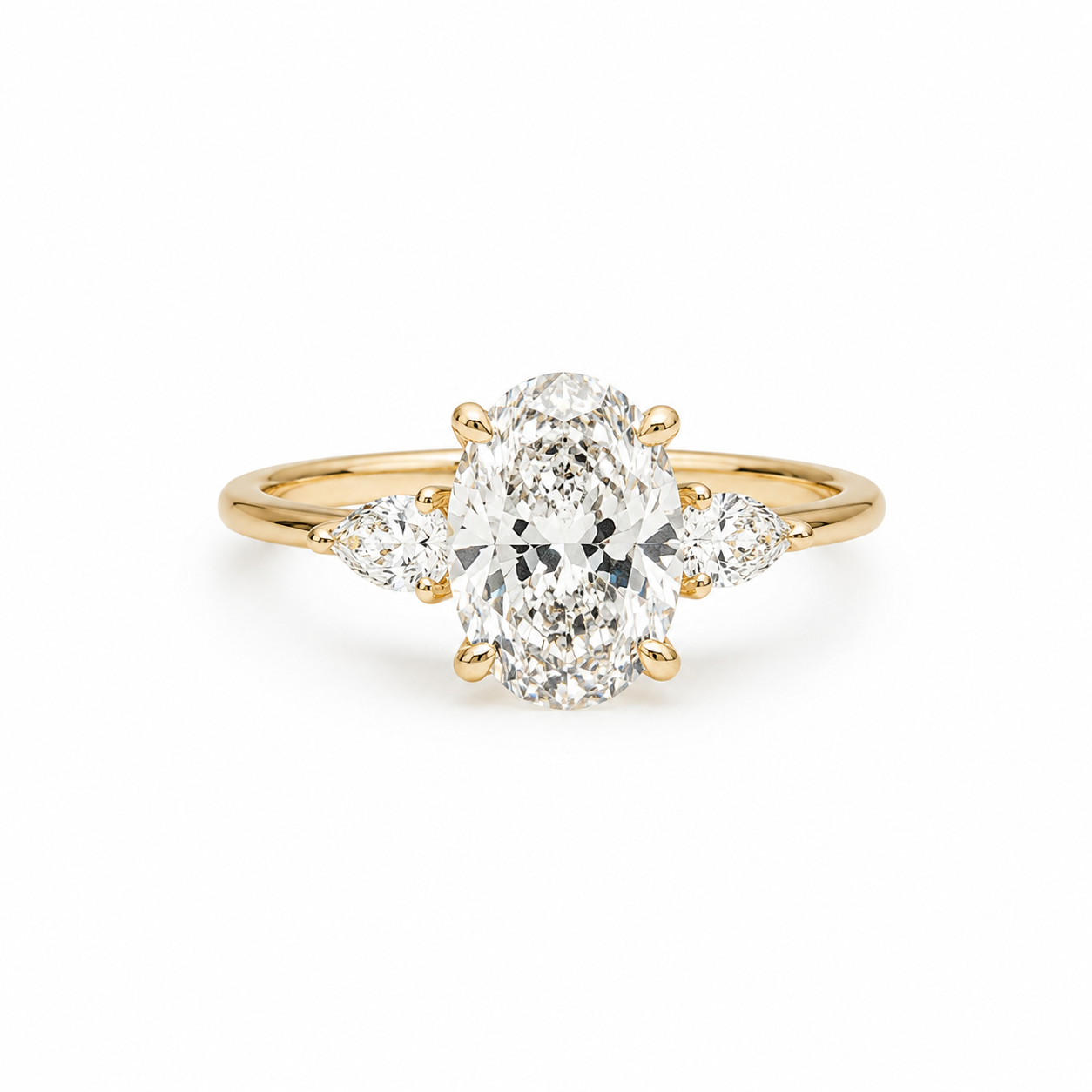 Oval Lab Grown Diamond Ring
