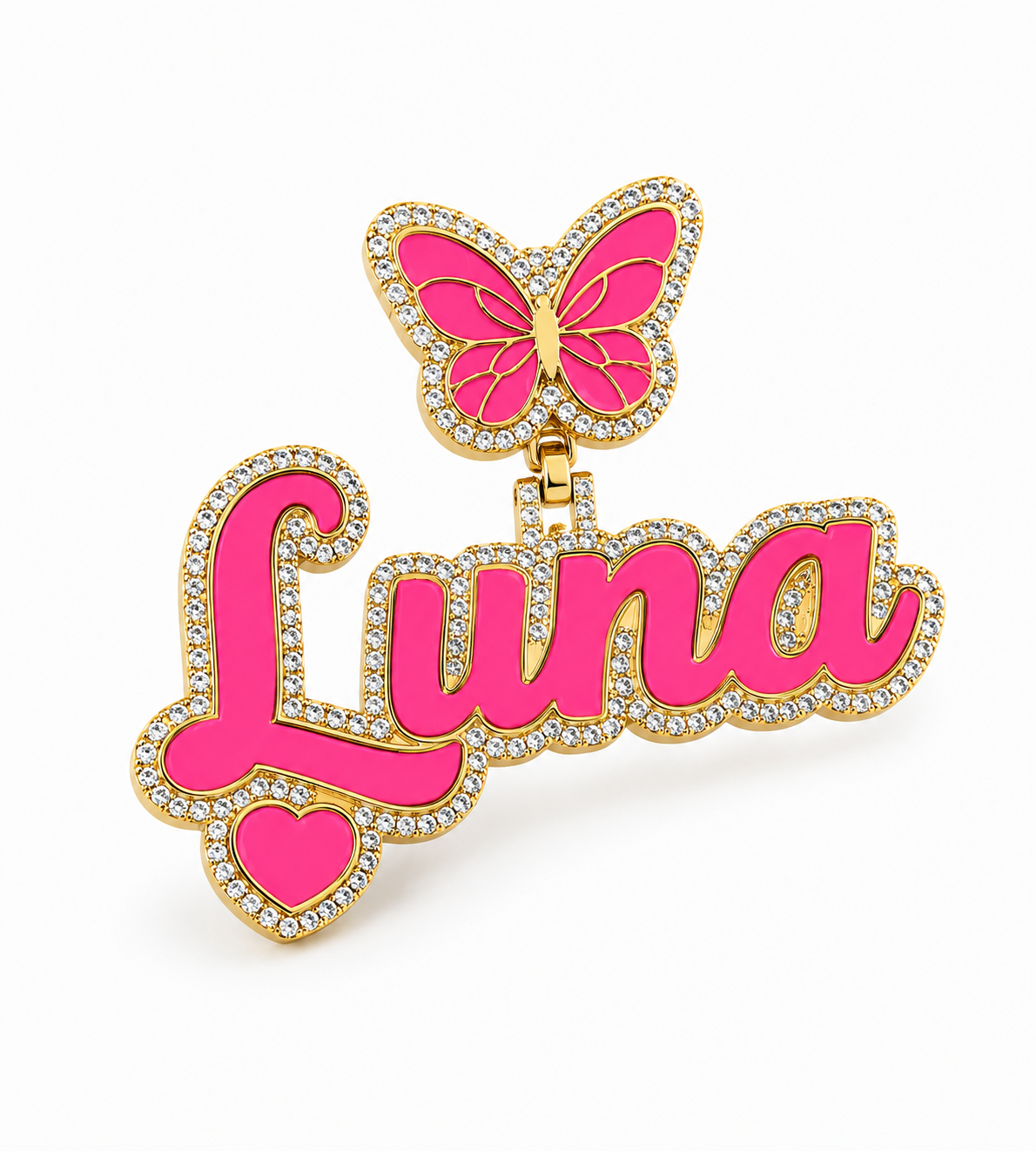 Personalized Name Pendant | 3-4 letter name