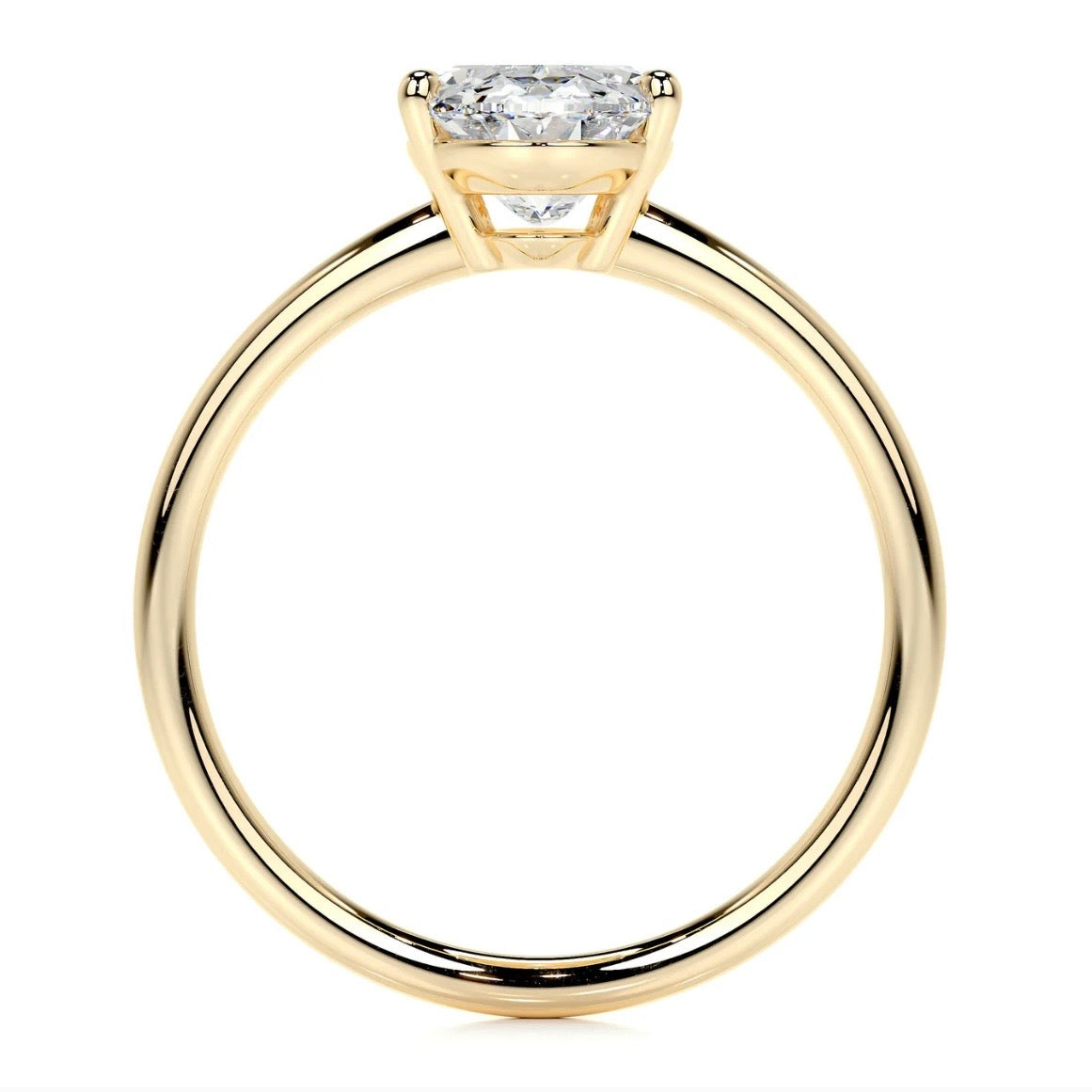 Lab Ground Diamond Ring