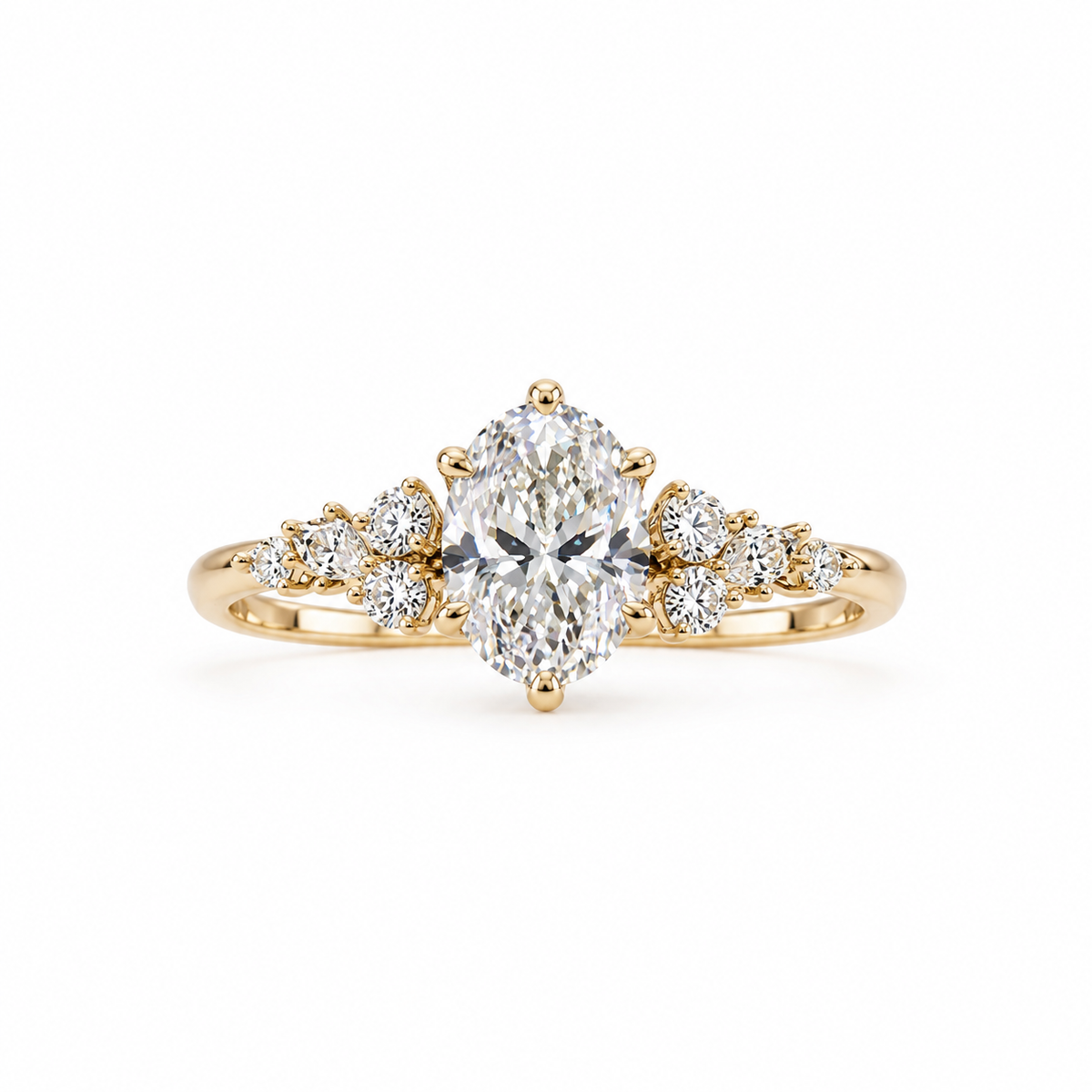 Lab Grown Diamond Engagement Ring | Oval 1.5 ct