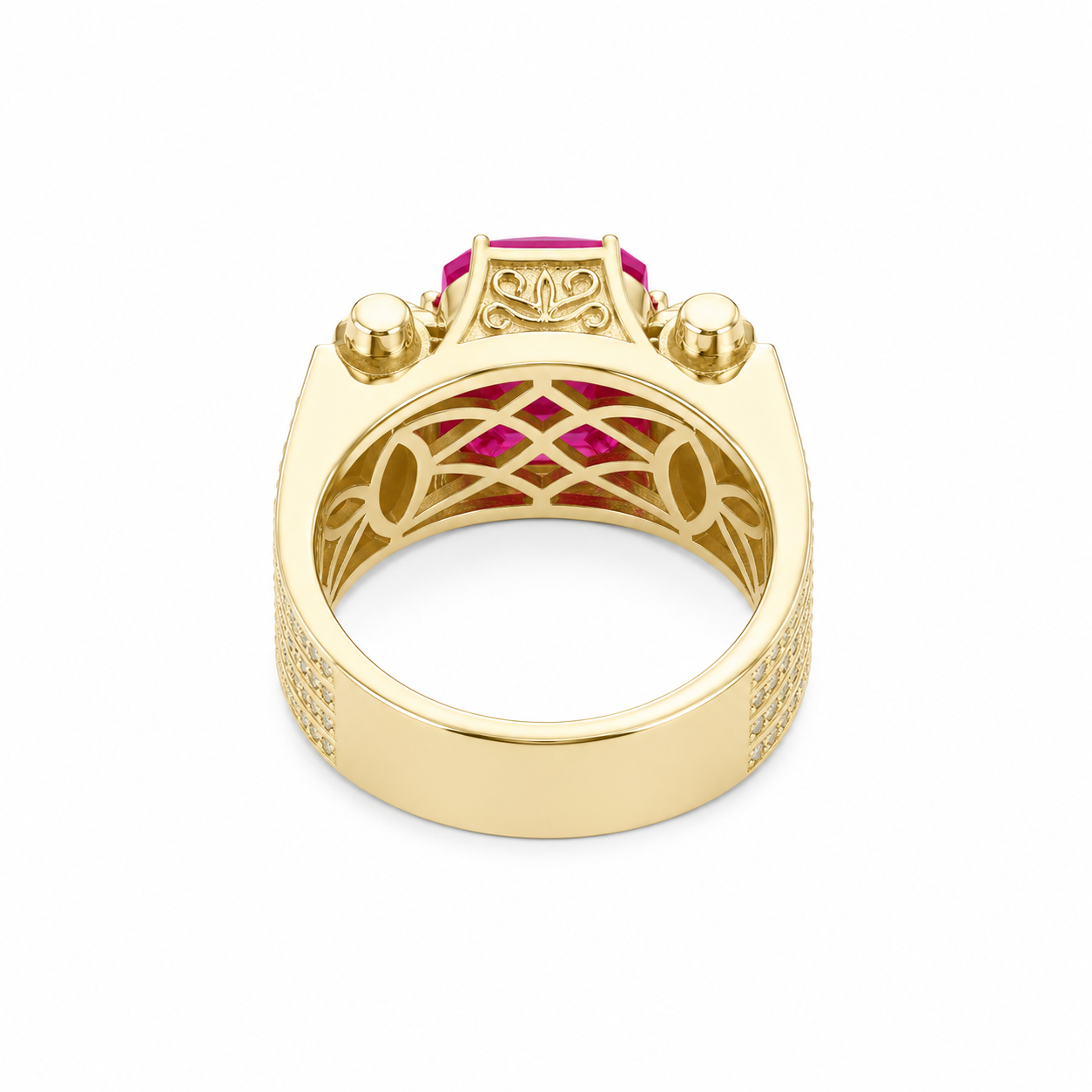 Solid Men’s Ring - Yellow Gold – Heavy Statement Ring | Approx. 25g Gold