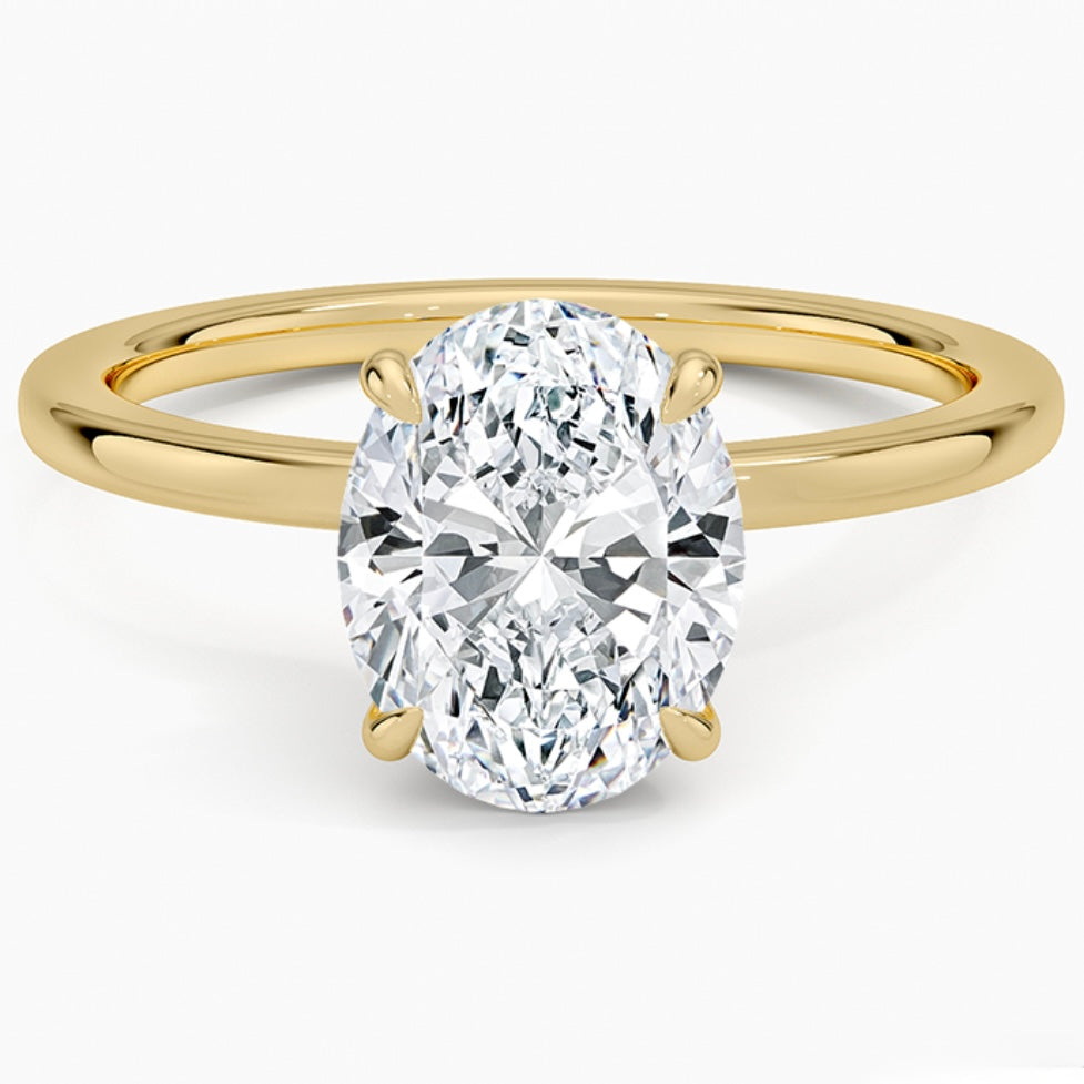Lab Ground Diamond Ring