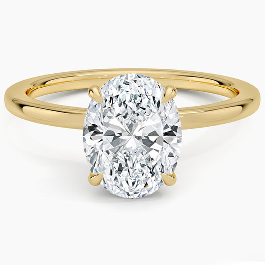 Lab Ground Diamond Ring