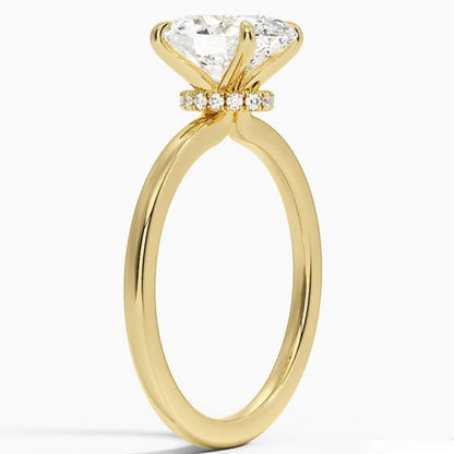 Lab Ground Diamond Ring