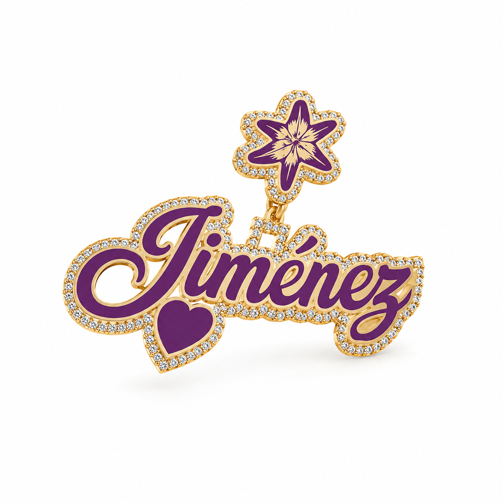 Personalized Name Pendant | 5-7 letter name
