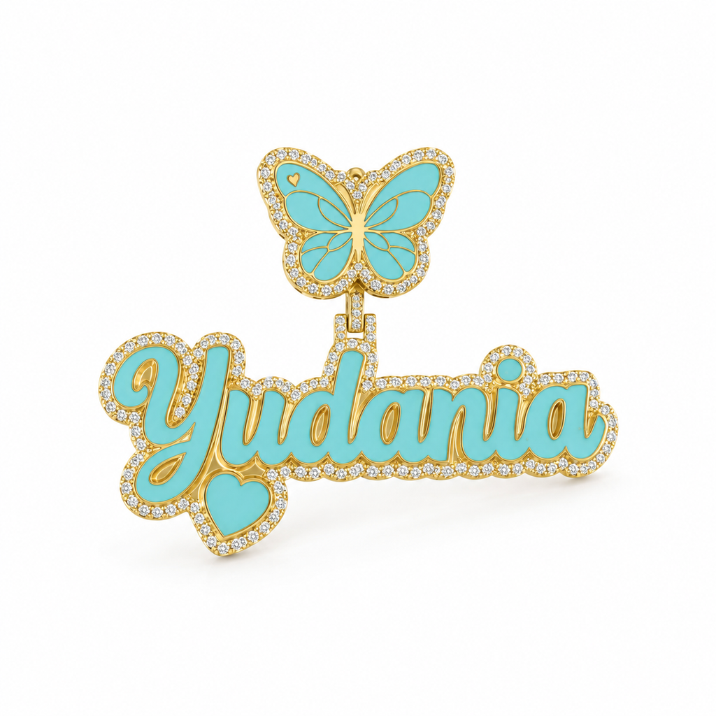 Personalized Name Pendant | 5-7 letter name