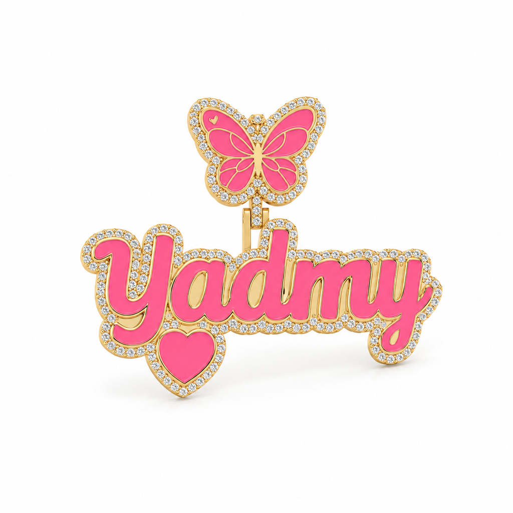 Personalized Name Pendant | 5-7 letter name