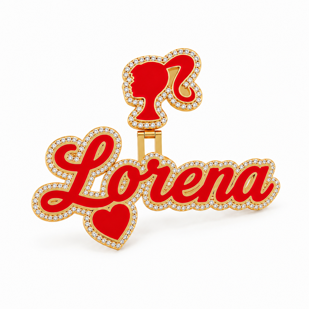 Personalized Name Pendant | 5-7 letter name