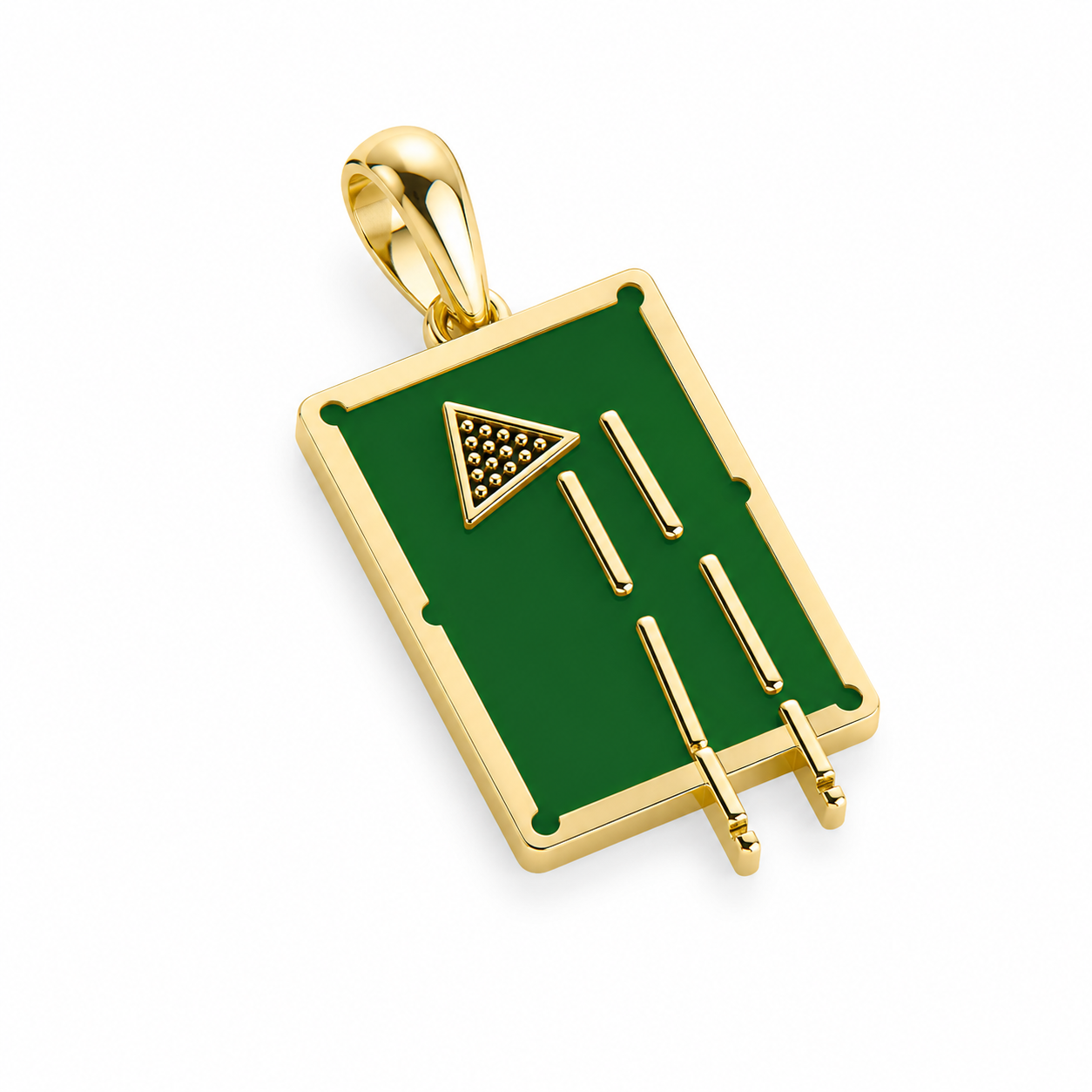 Enamel Pendant 14k
