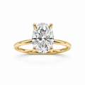 Oval Lab Grown Diamond Engagement Ring 3 ct