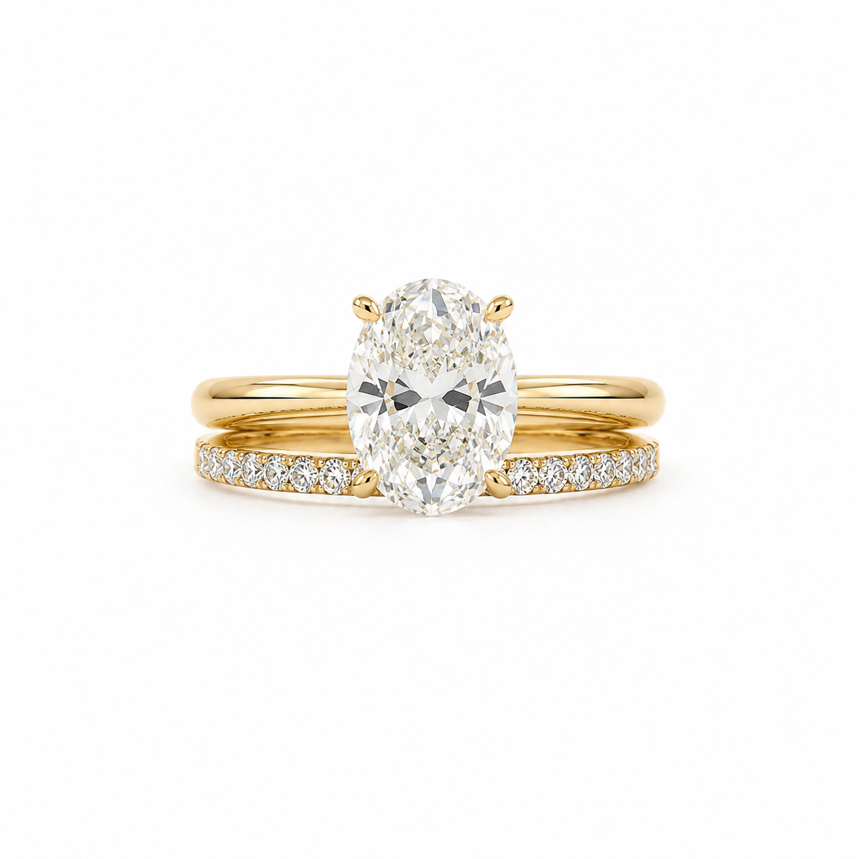 Lab Grown Diamond Bridal Set 2ct