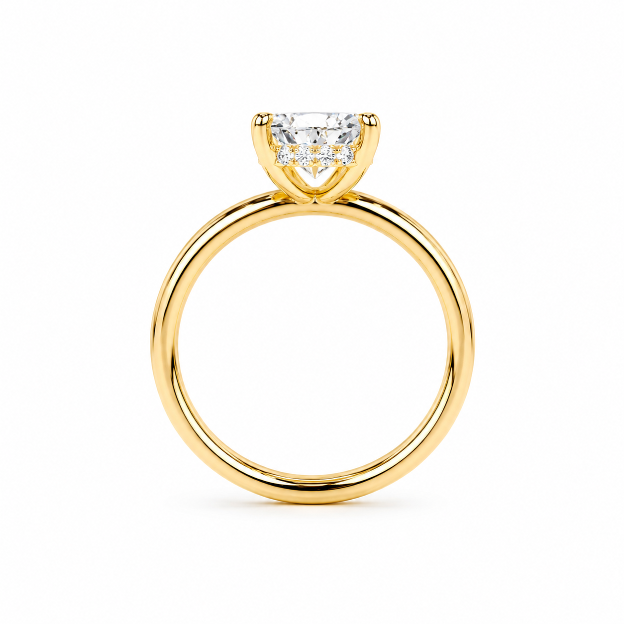 Pear Lab Grown Diamond Ring 2.1 ct