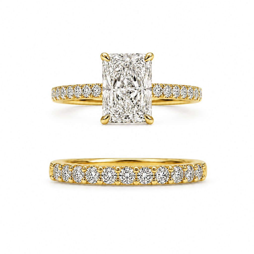 Lab Grown Diamond Bridal Set 3ct