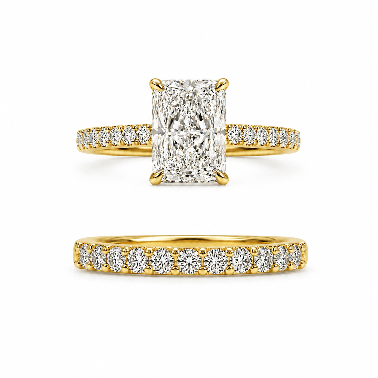 Lab Grown Diamond Bridal Set 3ct