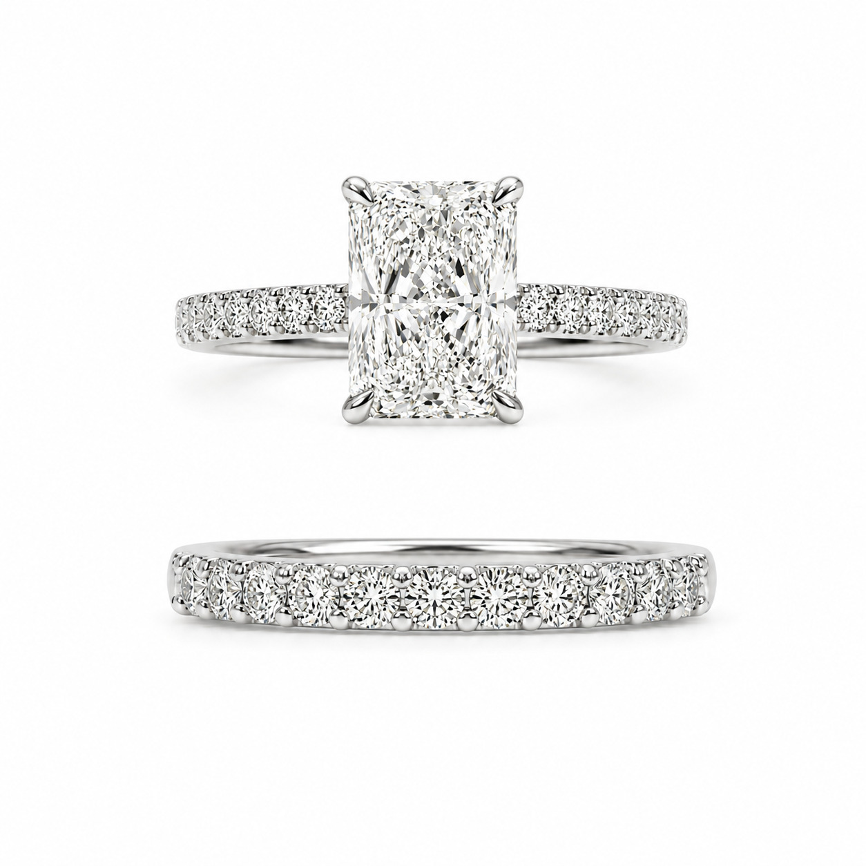 Lab Grown Diamond Bridal Set 3ct
