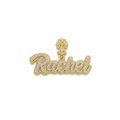 Personalized CZ Name Pendant | 5-7 letter name