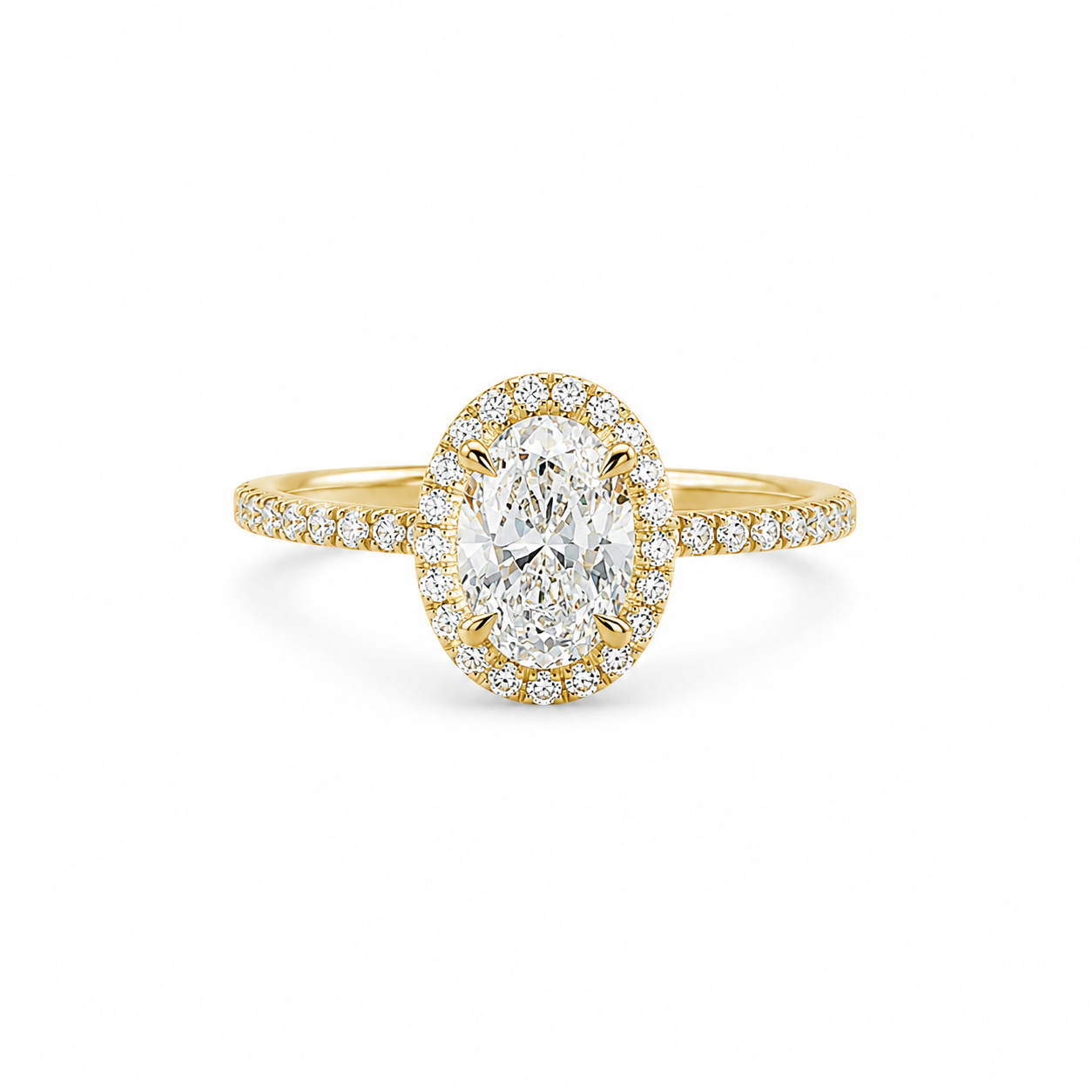 Lab Diamond Ring