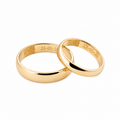 Matching Wedding Band Set-Personalized with Your Fingerprints & Engraving