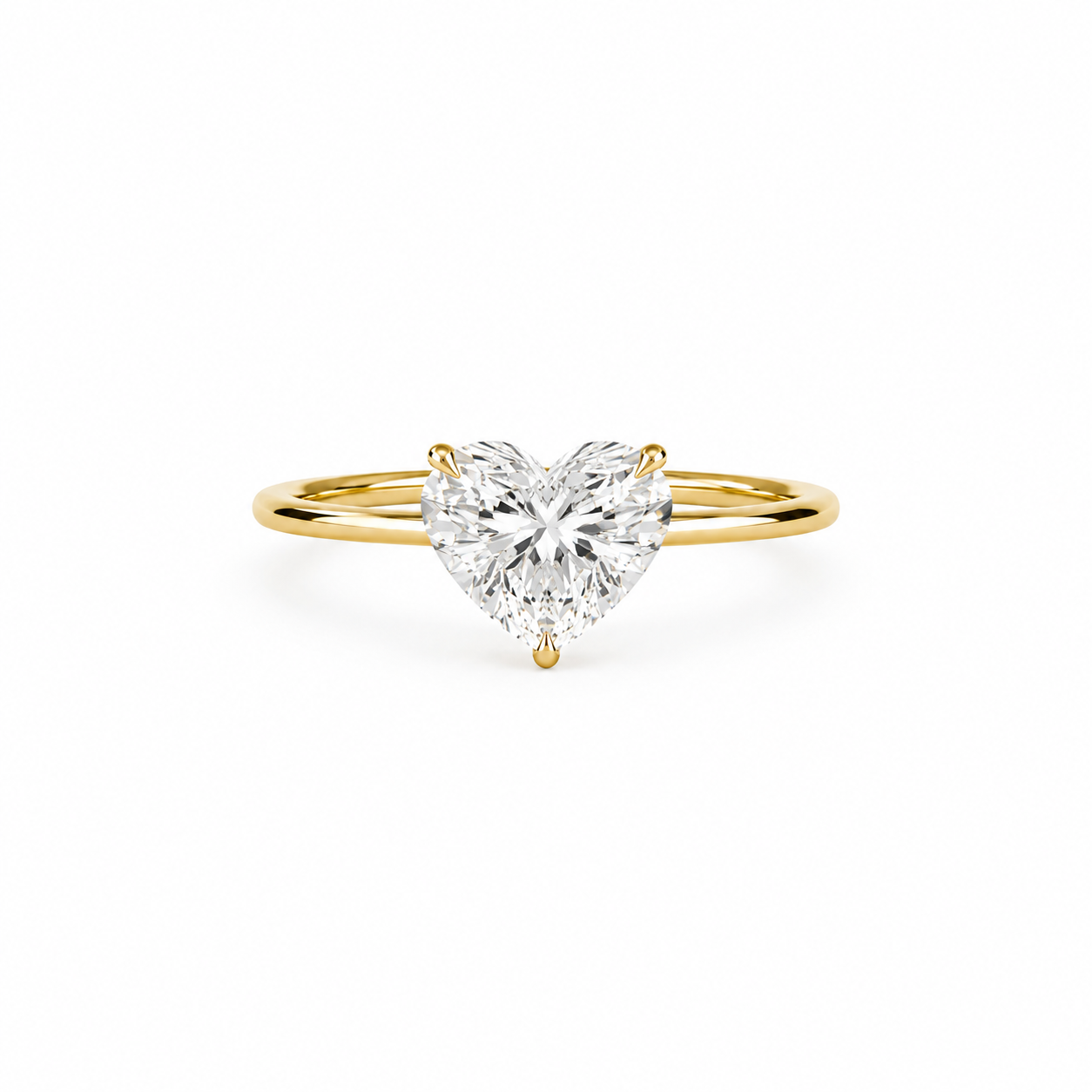 Lab Grown Diamond Engagement Ring | Heart shape 3ct