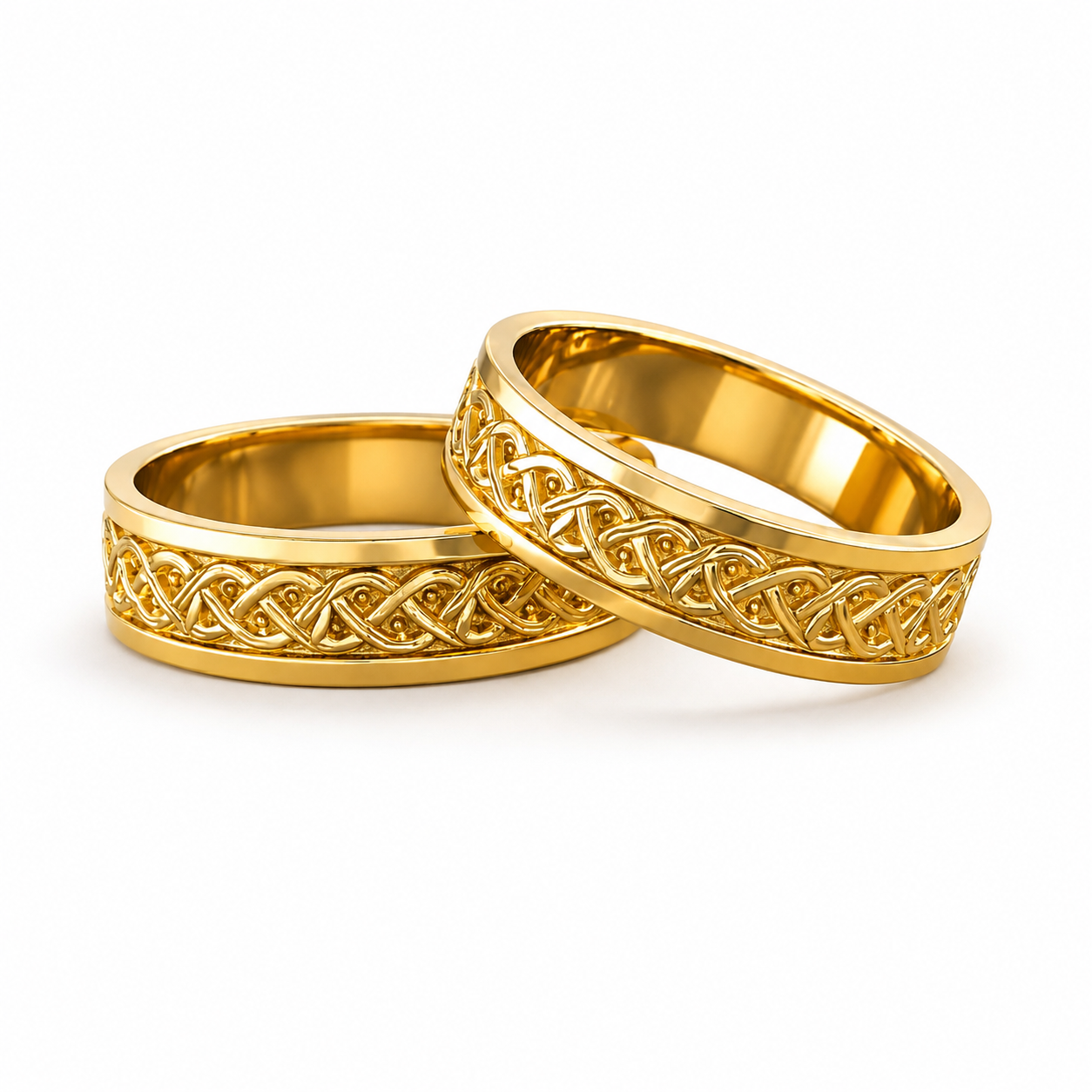 Matching Wedding Band Set 18k