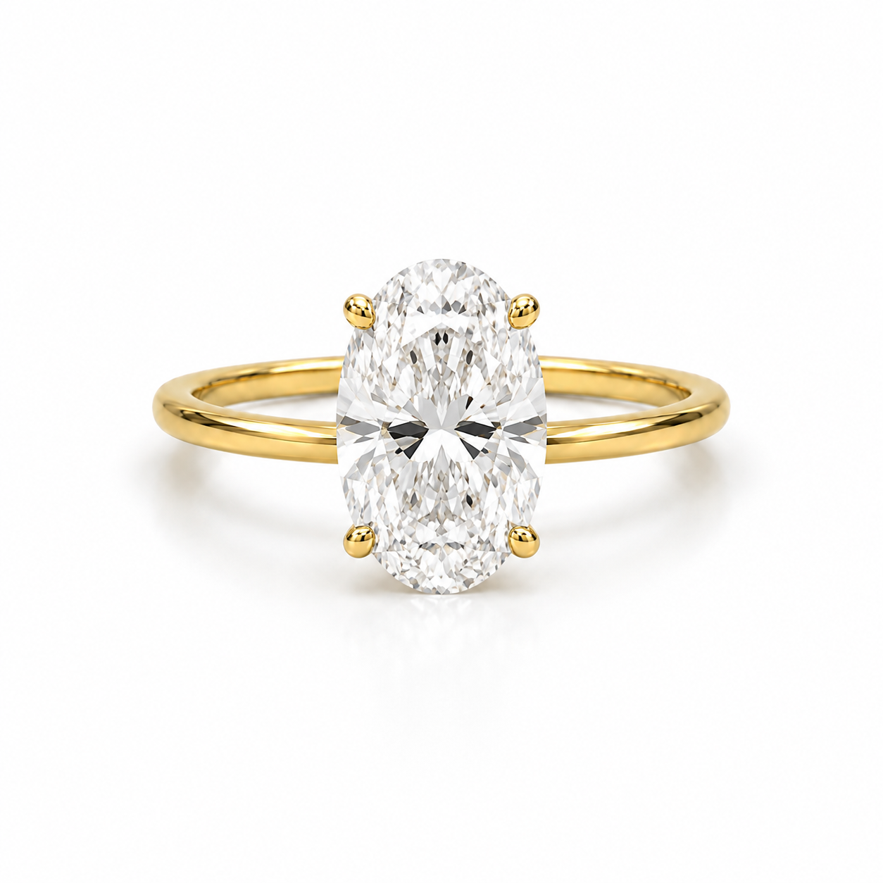 Lab Grown Diamond 5 ct Oval
