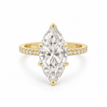 Lab Grown Diamond Engagement Ring | Marquise 6 ct