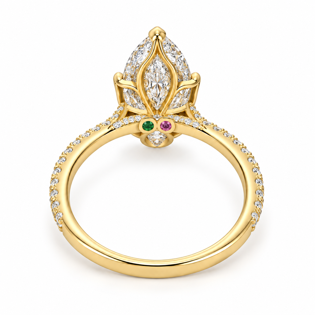 Lab Grown Diamond Engagement Ring | Marquise 6 ct