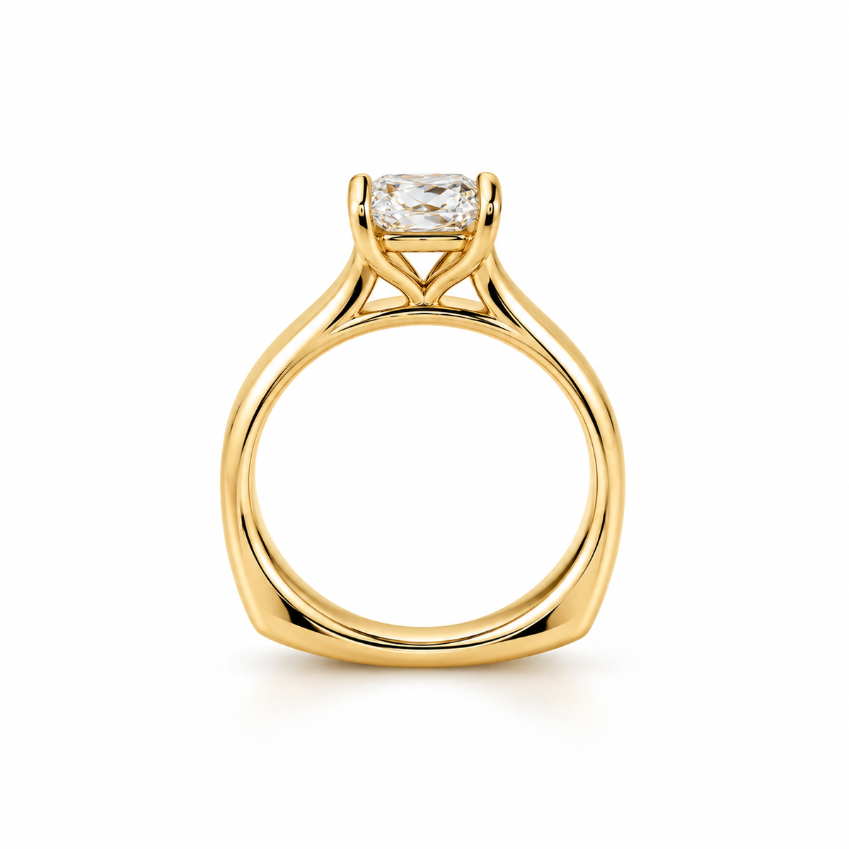 Lab Grown Diamond Engagement Ring | 2.5 ct Radiant cut