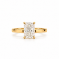 Lab Grown Diamond Engagement Ring | 2.5 ct Radiant cut